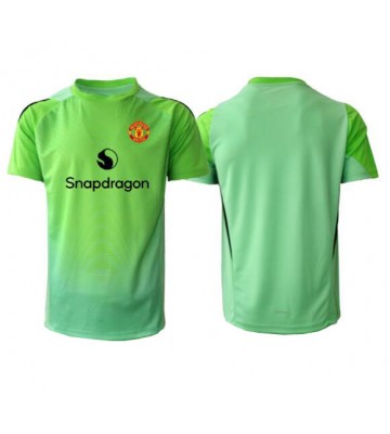 Lacne Muži Futbalové dres Manchester United Brankarsky  2025-26 Krátky Rukáv - Tretina